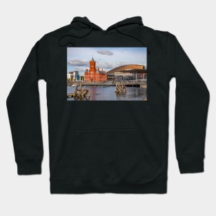 Mermaid Quay, Cardiff Bay, Wales Hoodie